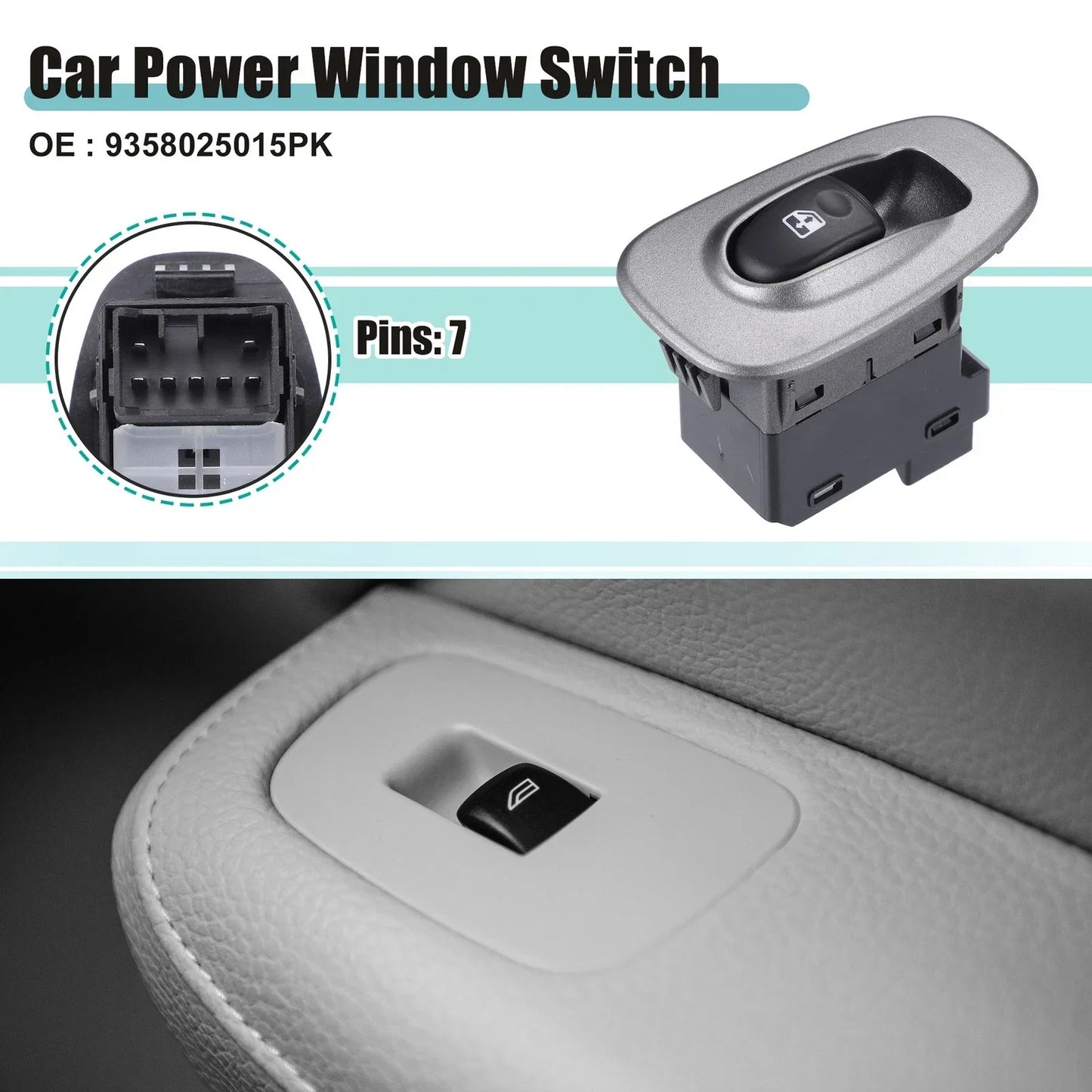 Rear Side Power Window Switch for Hyundai Accent (2003-2005)