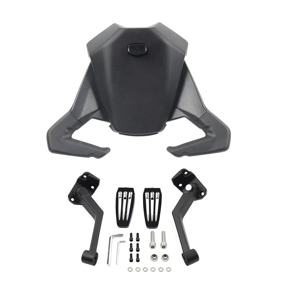Black Rear Passenger Foot Pegs for Can-Am Ryker 600 900 (2019-2024)