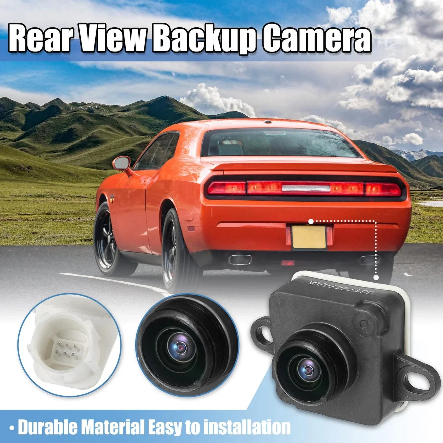 Dodge Challenger Deck Lid Rear View Backup Camera for 2015-2018 Models
