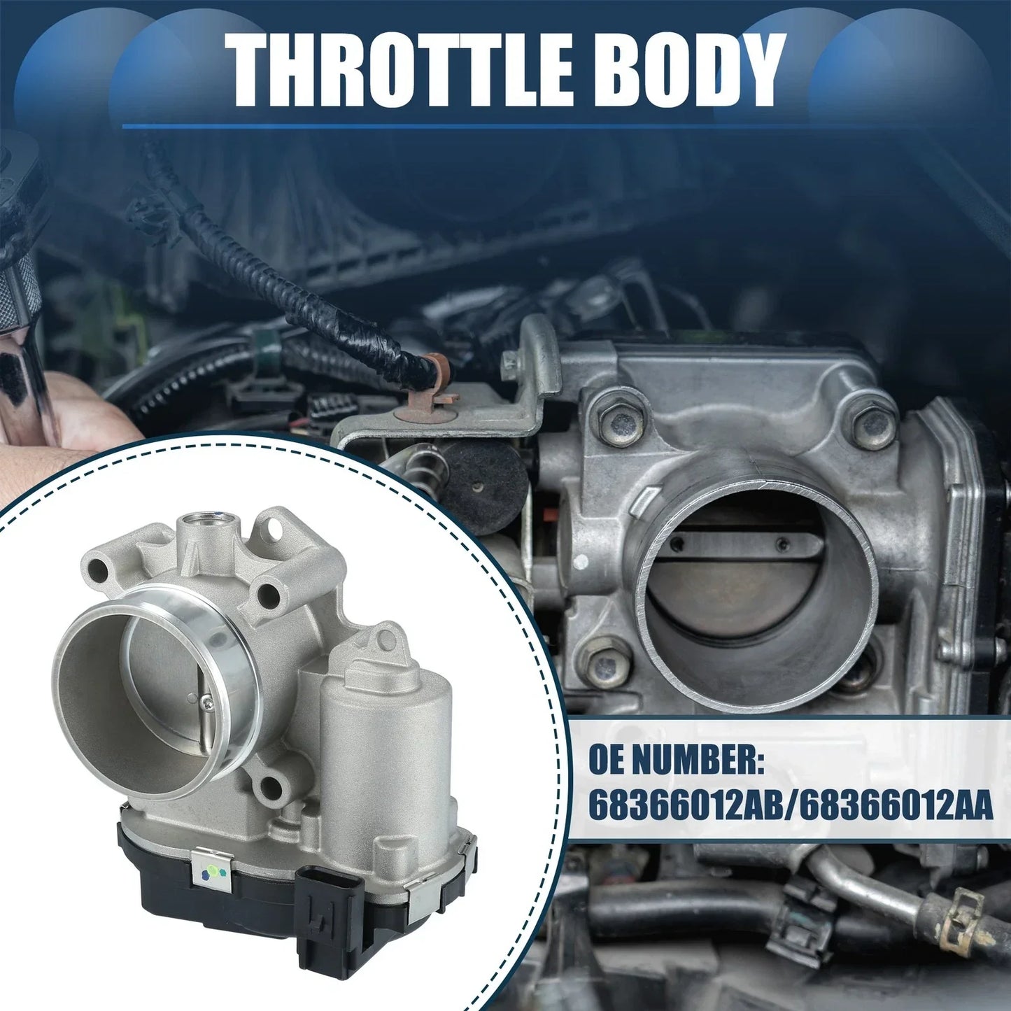 Throttle Body Actuator for Dodge Journey 2.4L L4 (2009-2020)