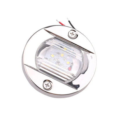 LED Stainless Steel Transom Boat Navigation Anchor Stern Light 12V