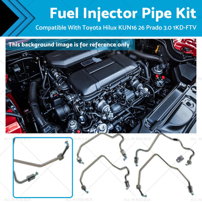 Fuel Injector Pipe Kit for Toyota Hilux KUN16 KUN26 Prado 3.0L 1KD-FTV (2005-2015)