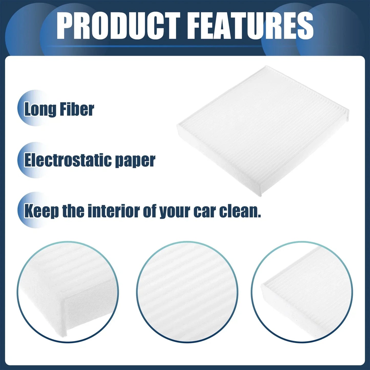 Engine Air Filter for Hyundai Elantra 2021-2023 (1 x White)