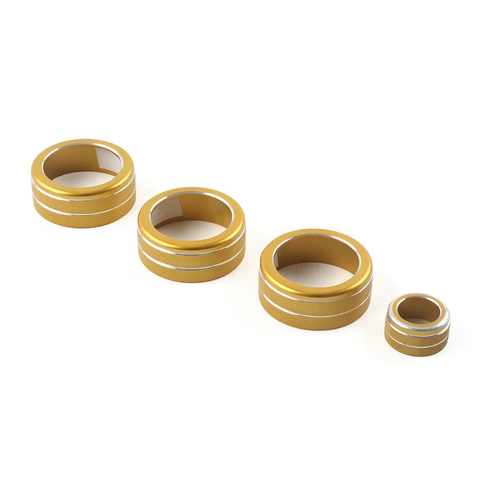 AC Climate Control Knob Ring Cover  Gold for Honda Civic 2022+