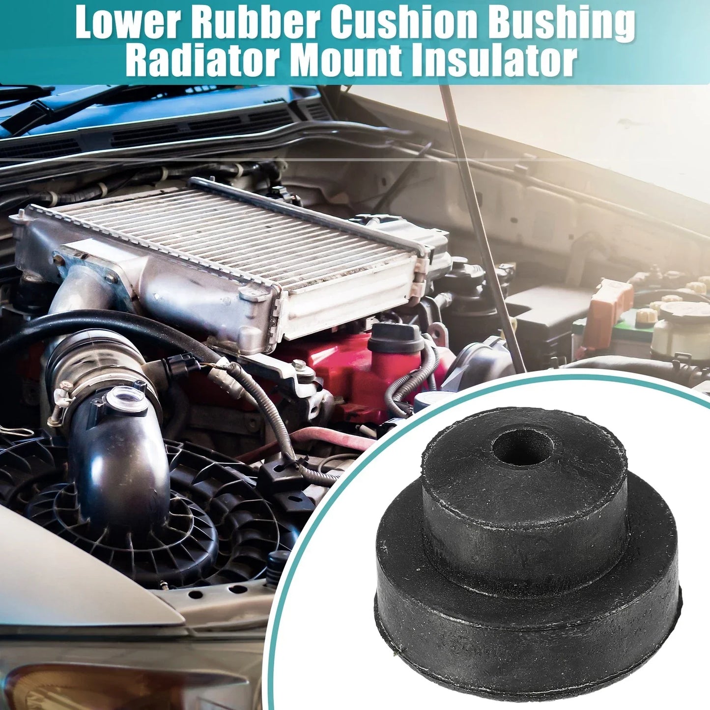 2 x Rubber Pads for Honda Accord Condenser Cushion (Fits Various Years)