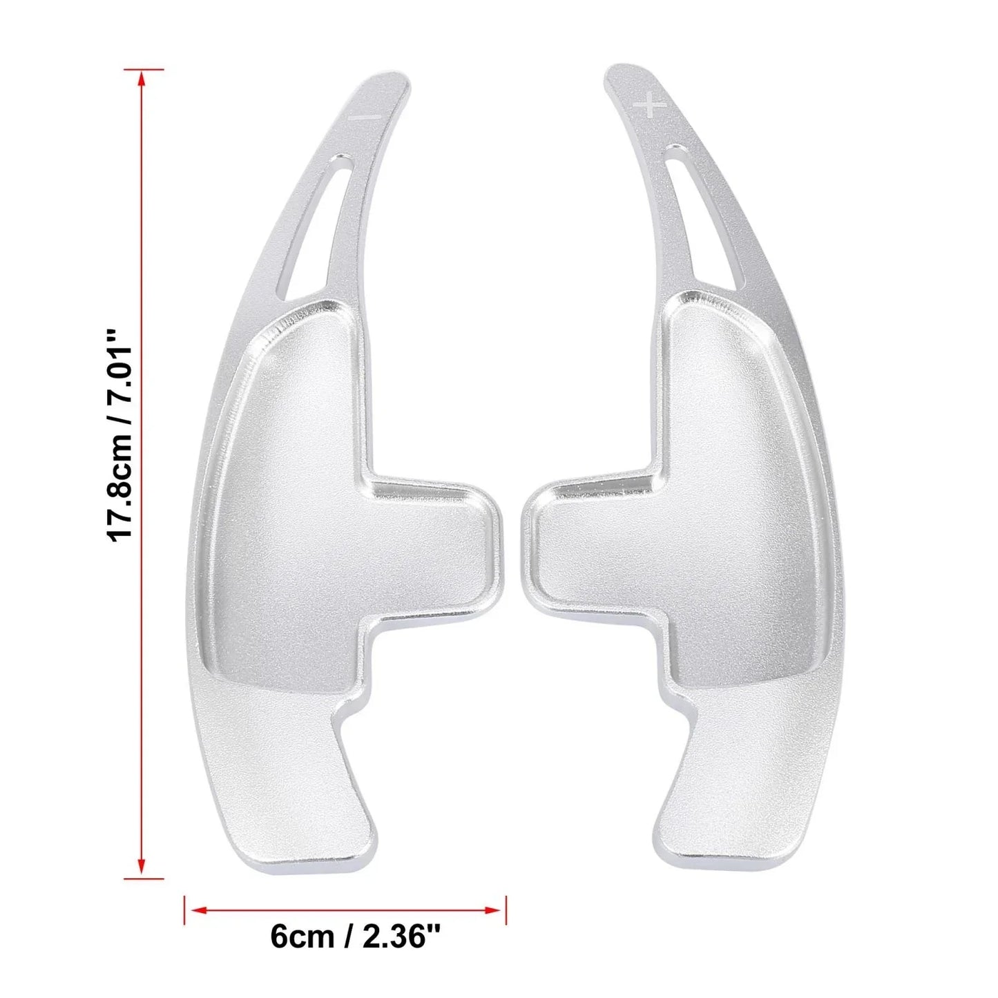 Silver Tone Steering Wheel Shift Paddle for Mercedes Benz AMG A45 (2014)