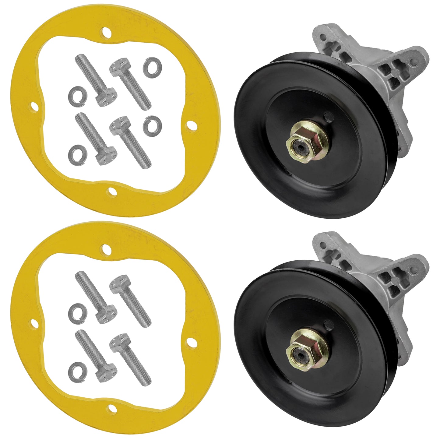 2 Set Spindle with Deck Ring for Cub Cadet ZLT8000 GT1054 GTX1054 (2009–2015)