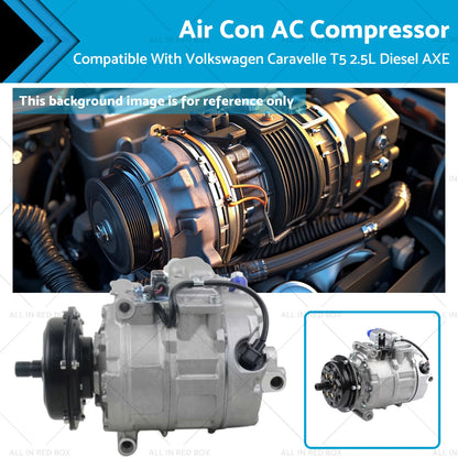 AC Compressor for Volkswagen Caravelle T5 2.5L Diesel (2003-2015)