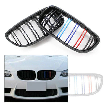 Glossy Black Front Upper Bumper Grille Mesh for BMW E90 E91 (2006-2012)