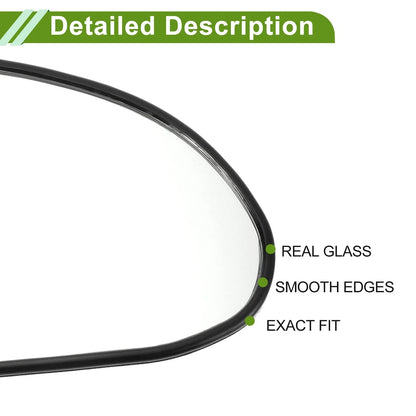 Right Side Mirror Glass Replacement for Hyundai Sonata (1999-2005)