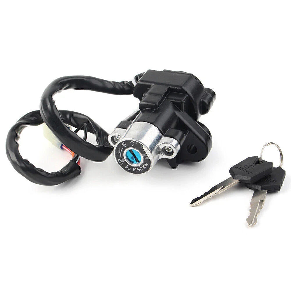 Ignition Switch Fuel Gas Cap Cover Seat Lock Key for Suzuki GS500 (2001-2012)