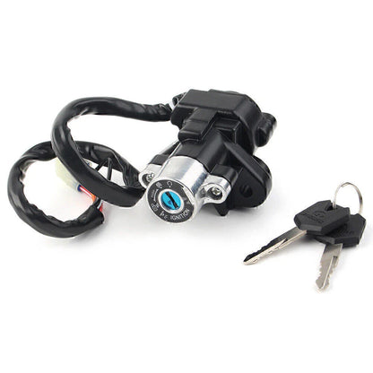 Ignition Switch Fuel Gas Cap Cover Seat Lock Key for Suzuki GS500 (2001-2012)