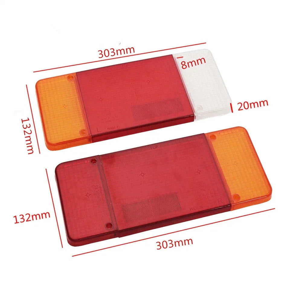 Rear Tail Light Lens for Peugeot Boxer, Citroen, Fiat Ducato (2006-2023)