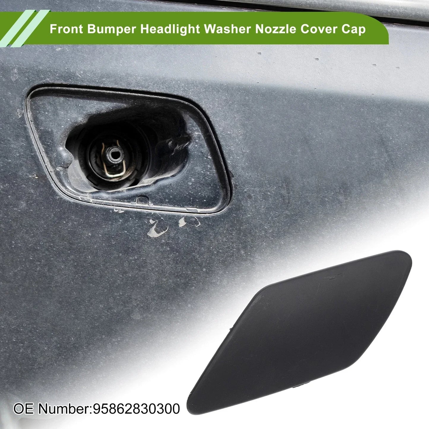 Washer Nozzle Cover Cap for Porsche Cayenne 958 (2011-2018) Unpainted