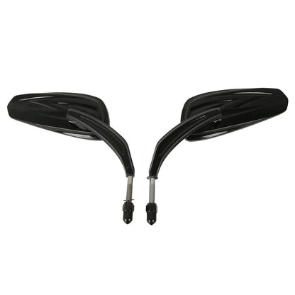 8mm Rear View Mirrors for Harley Sportster XL Softail Touring Models