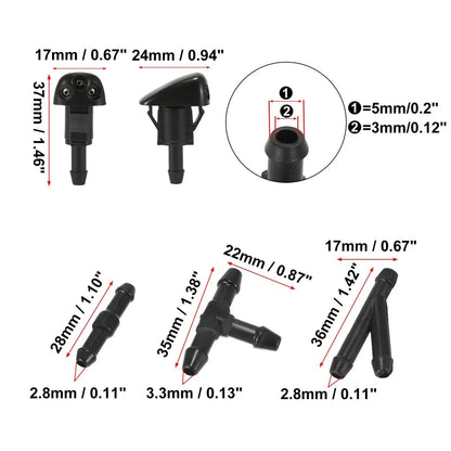 Windshield Washer Nozzles Kit for Hyundai Sonata (2002-2005)