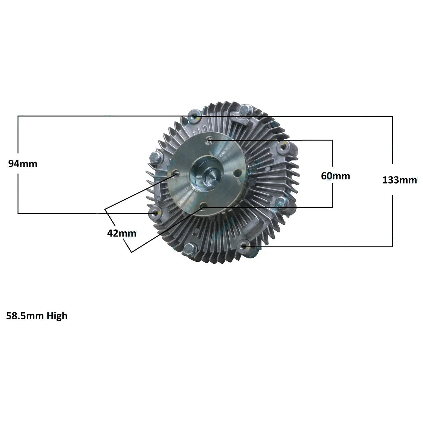 Viscous Fan Clutch for Nissan Patrol GQ Y60 11/91-1994 4.2L Petrol TB42 Carb