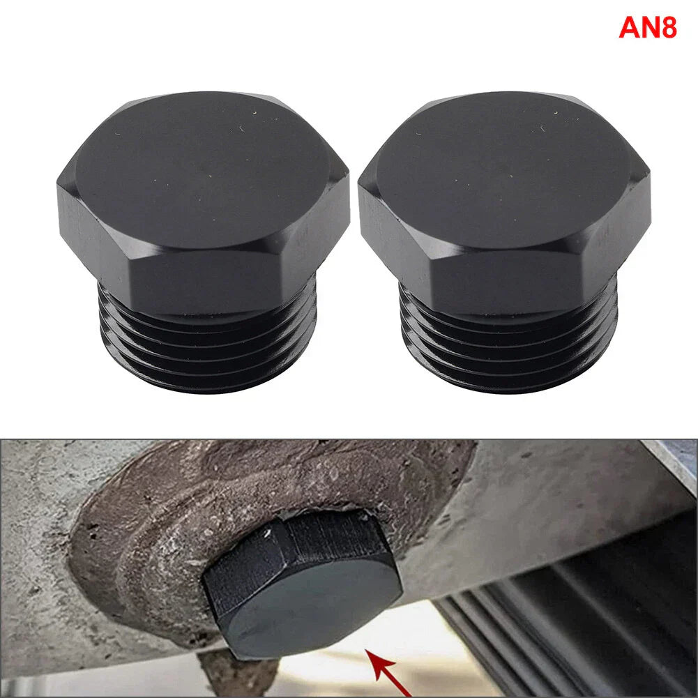 Aluminum 8AN Block Off Cap ORB Plug Male Fitting Adapters