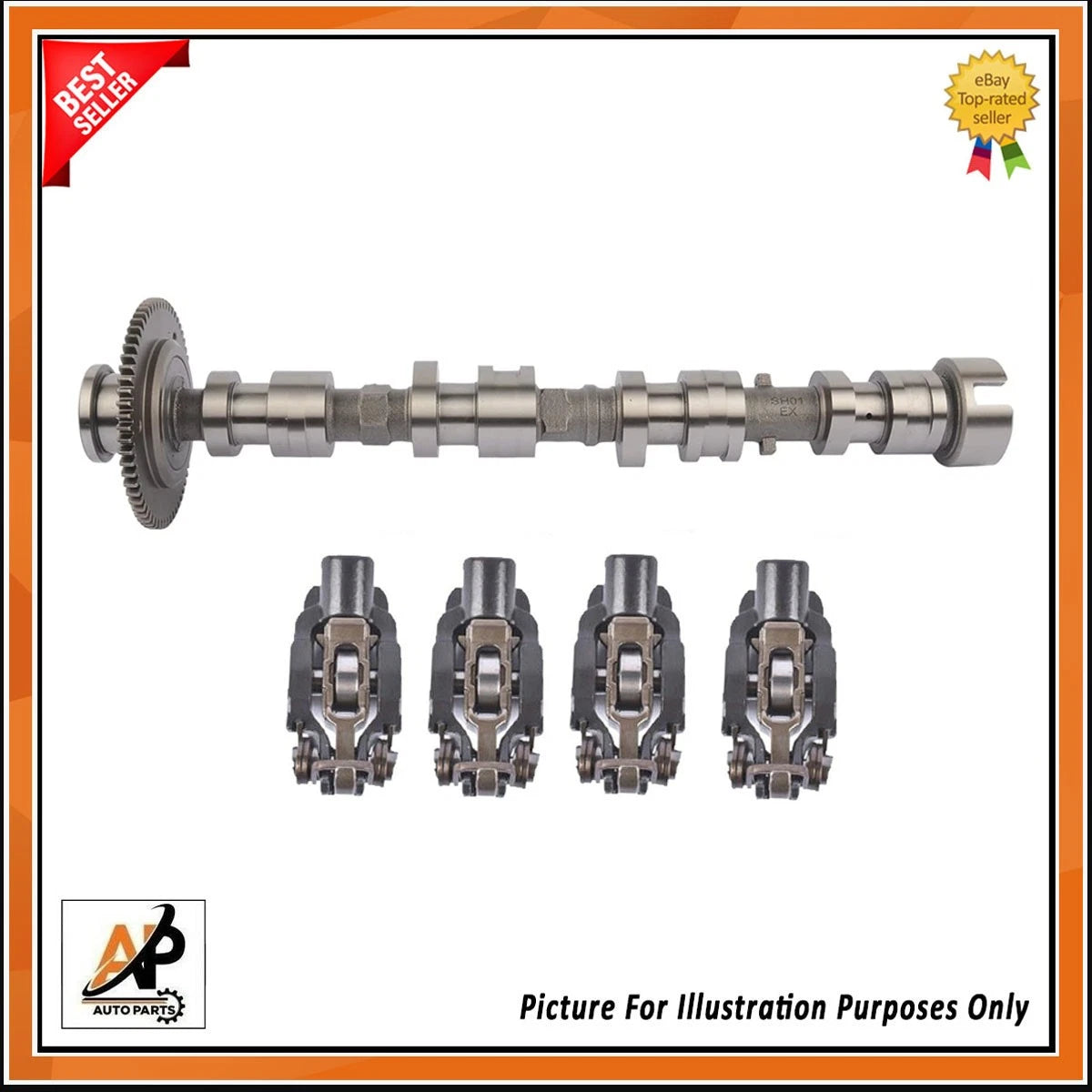 Camshaft Exhaust with Skyactiv Rocker Arms for Mazda SHY6 2.2D Estate (2009–2018)