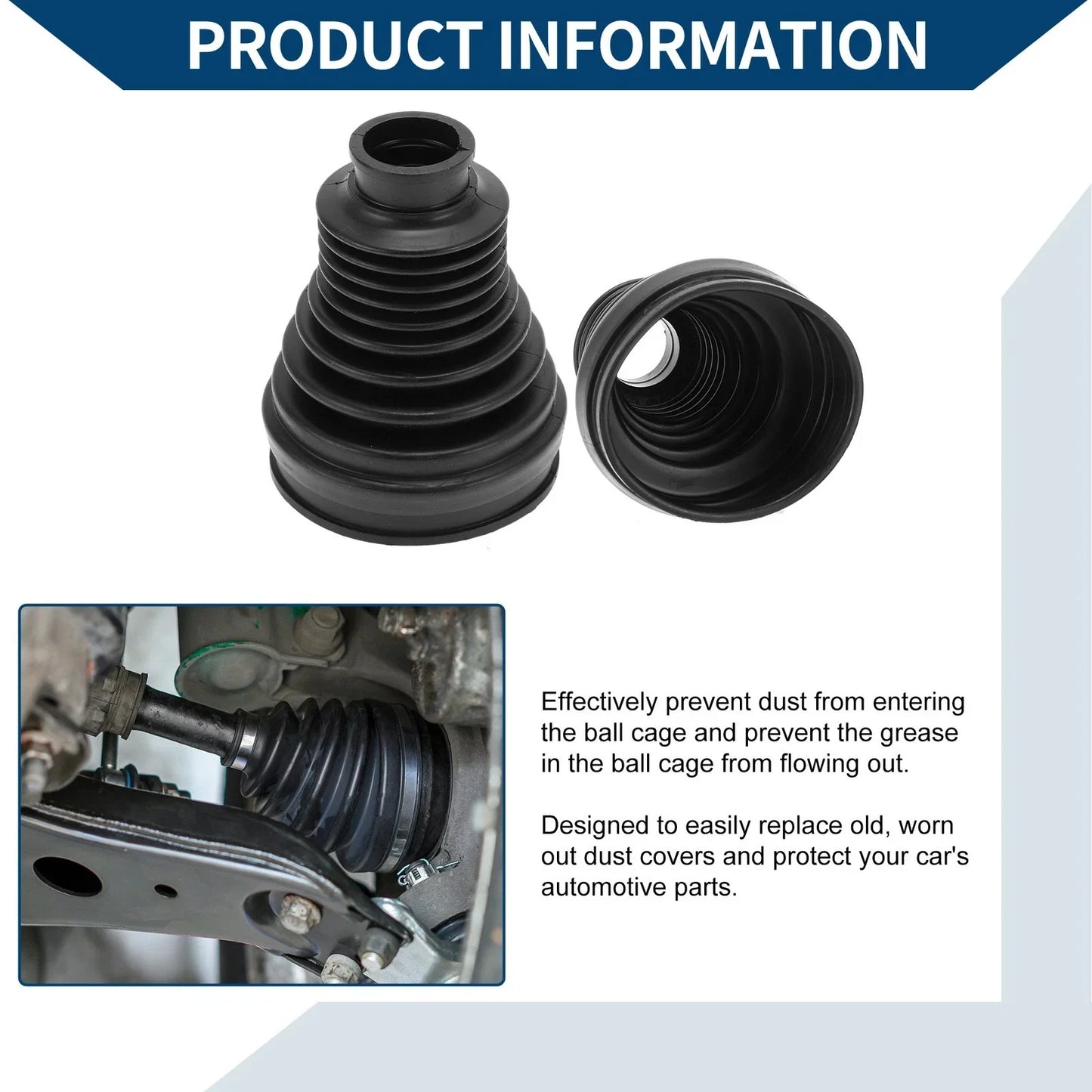 Inner CV Joint Boot Kit with Clamps for Porsche 911 (1999-2013)