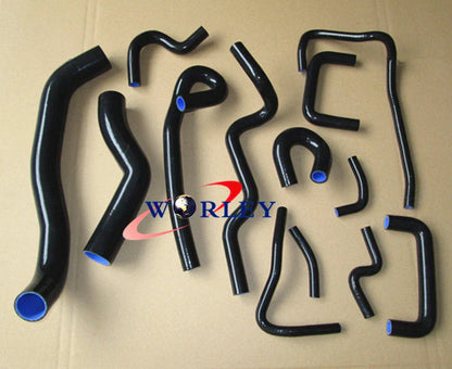 Radiator & Heater Hose Black for Nissan Skyline ECR33 GTS-25T GTS-4 (1995-1998)