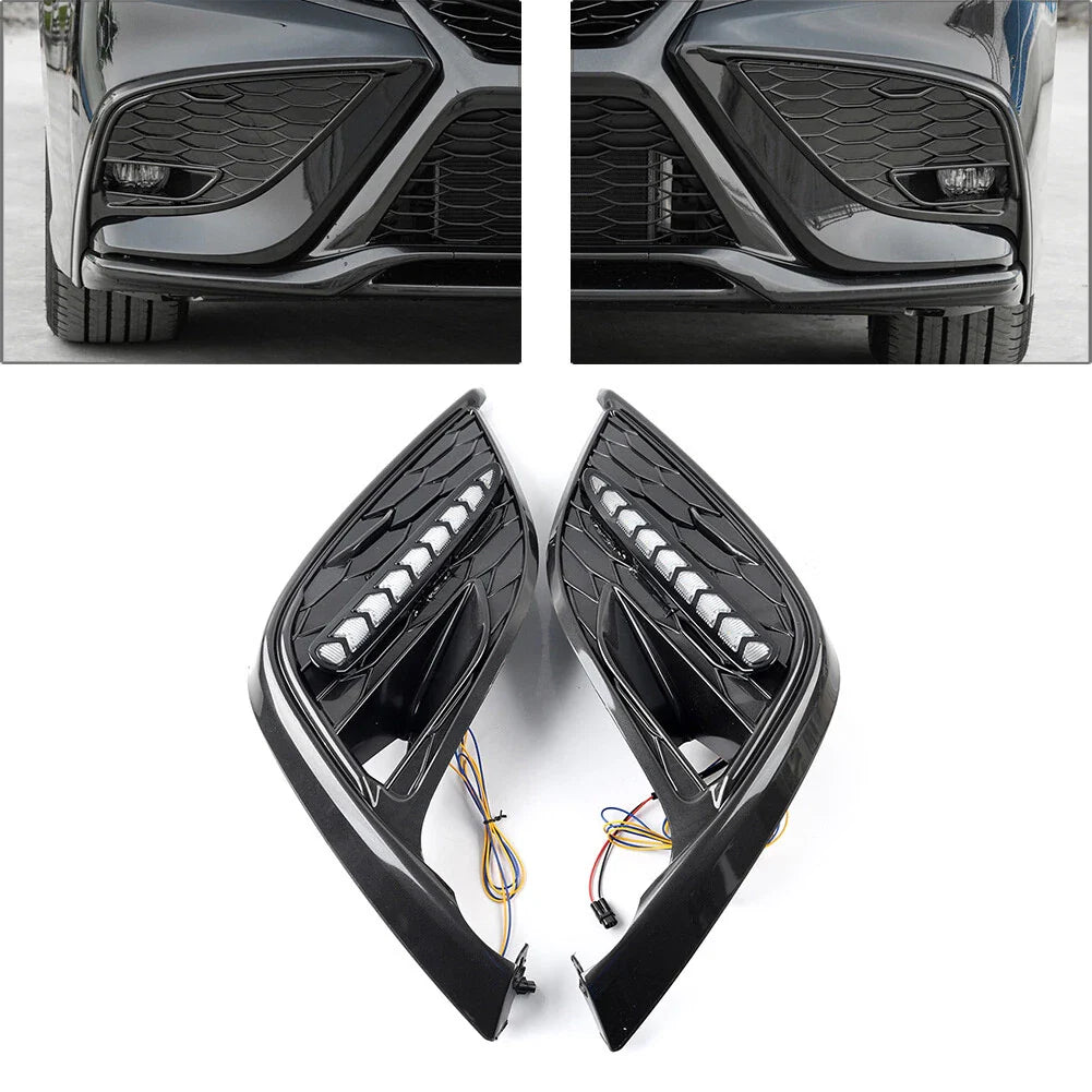 LED Daytime Running Light Turn Signal Lamp for Toyota Camry 2021-2024