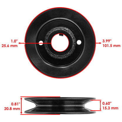 40 Inch Deck Spindle Replacement with Pulley and Blade for Ariens (2001–2018)