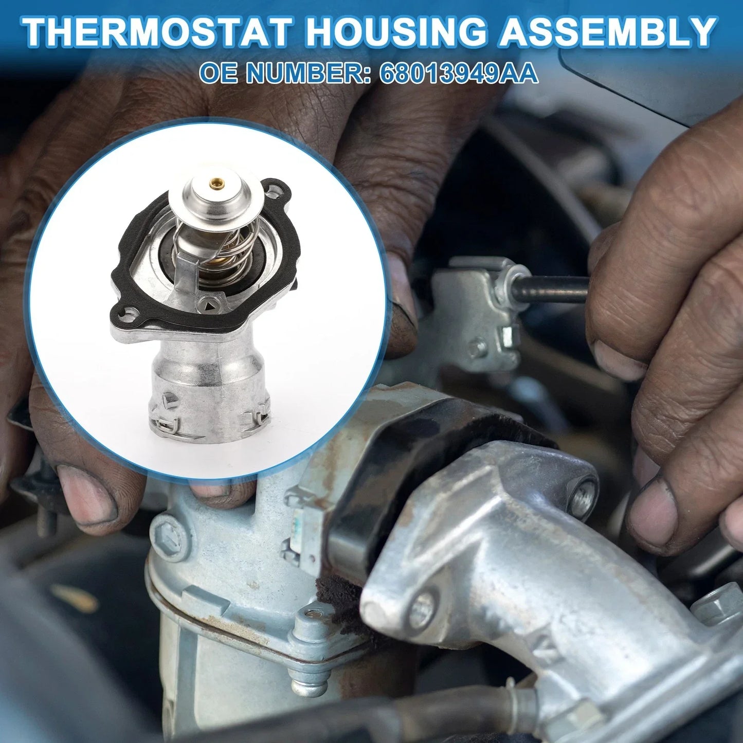 Engine Coolant Thermostat Housing for Mercedes-Benz CL550 (2007-2011)