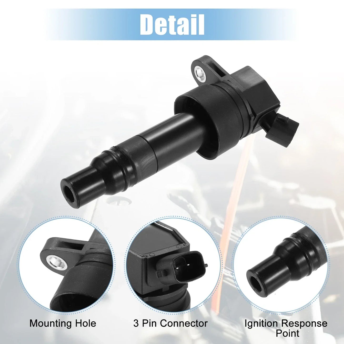 4 x Ignition Coil Pack for Hyundai Veloster 1.6L (2012-2017)