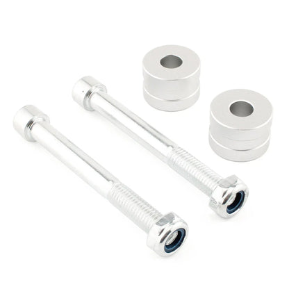 Ducati Hypermotard 1100 Handle Bar Risers Kit 2007-2009 Silver