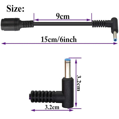 10 x DC Power Charger Adapter Cable Tip 7.4mm-4.5mm for HP Laptops