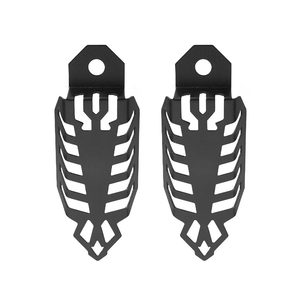 Universal Fork Dust Shock Absorber Spring Covers for Motorcycle ATV - Black