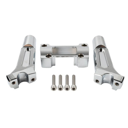 Chrome 6'' Pullback Handlebar Riser for Harley Dyna M8 Softail Street Bob (18-21)