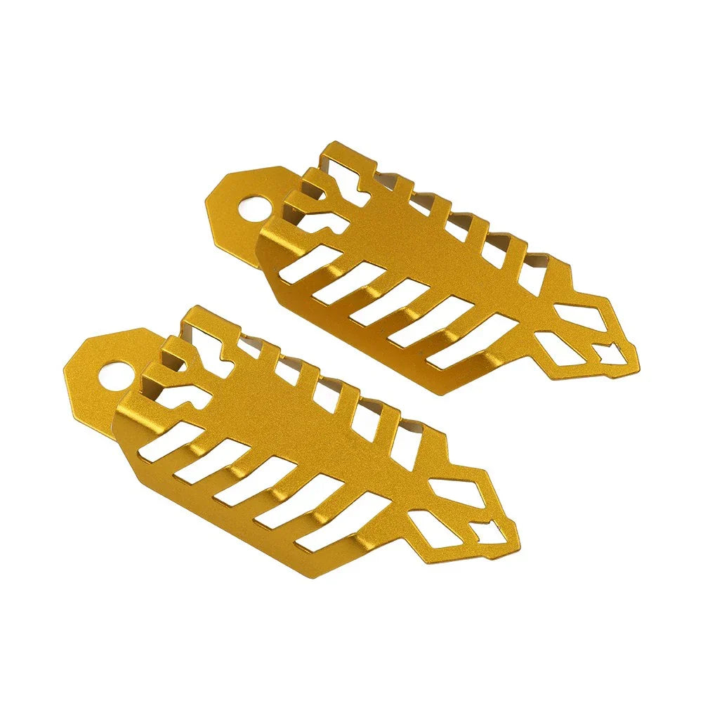 Universal Fork Dust Shock Absorber Spring Covers for ATV Off Road Gold