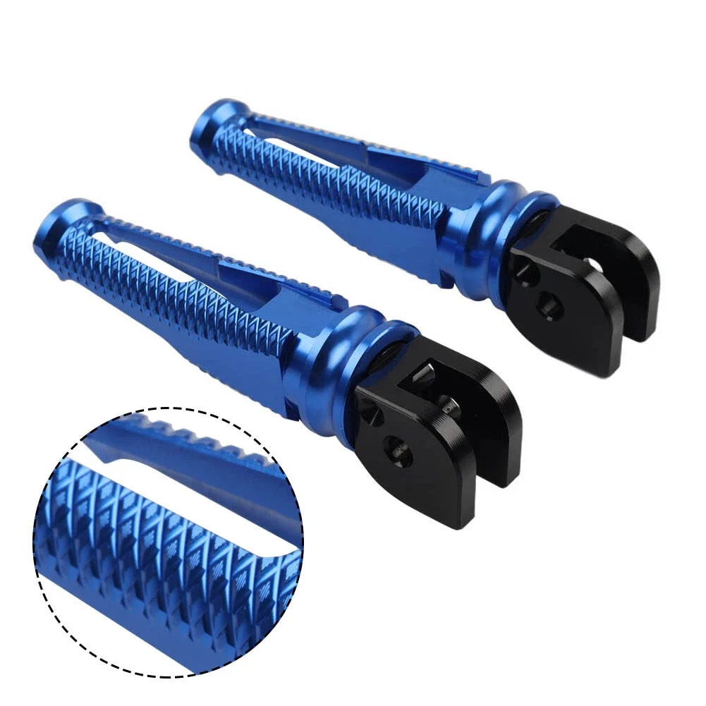 Blue Passenger Foot Pegs for Ducati Monster 696 796 695 659 Dark 749 999/S/R