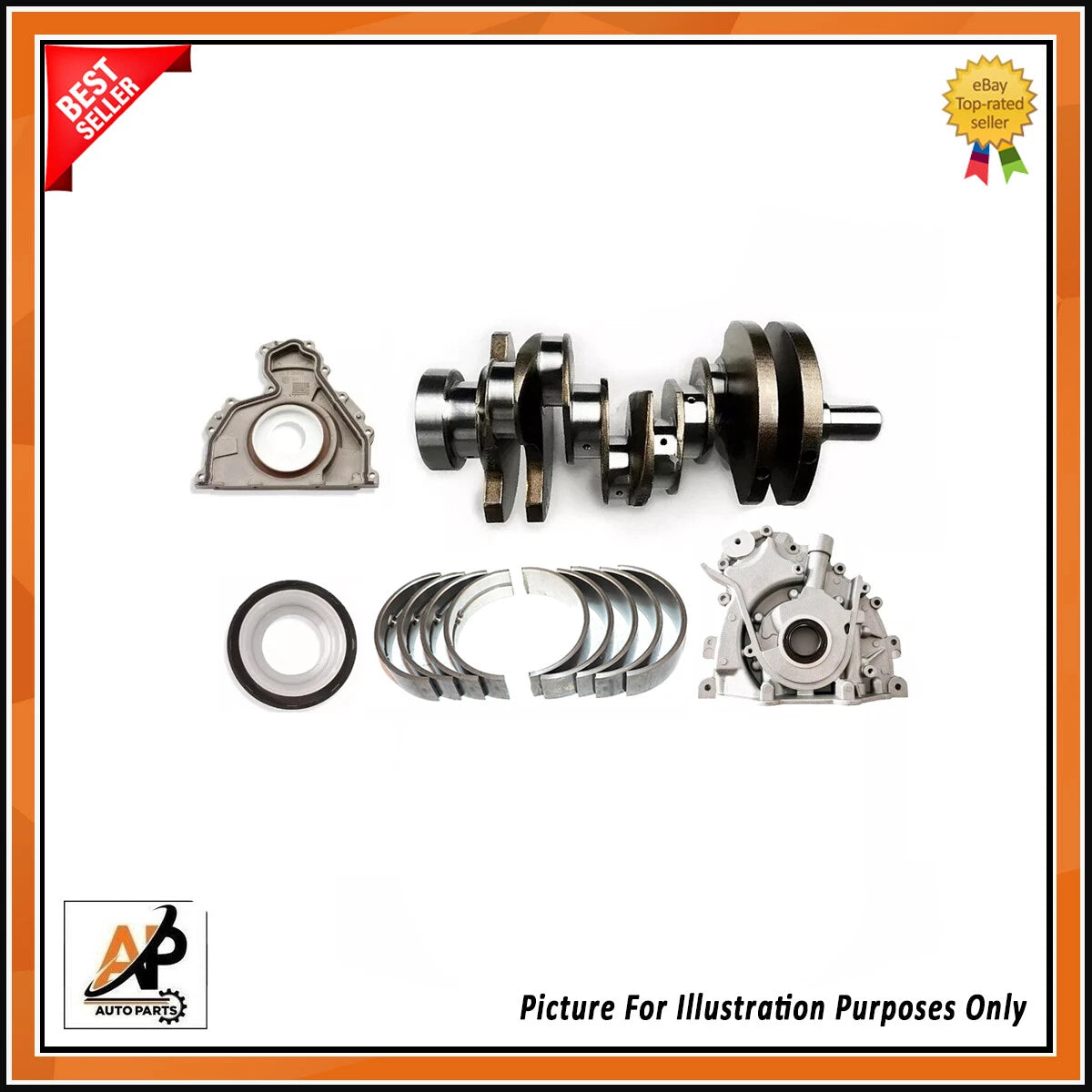 Crankshaft Rebuild Kit Replacement for Land Rover Range Rover (2014–2019)