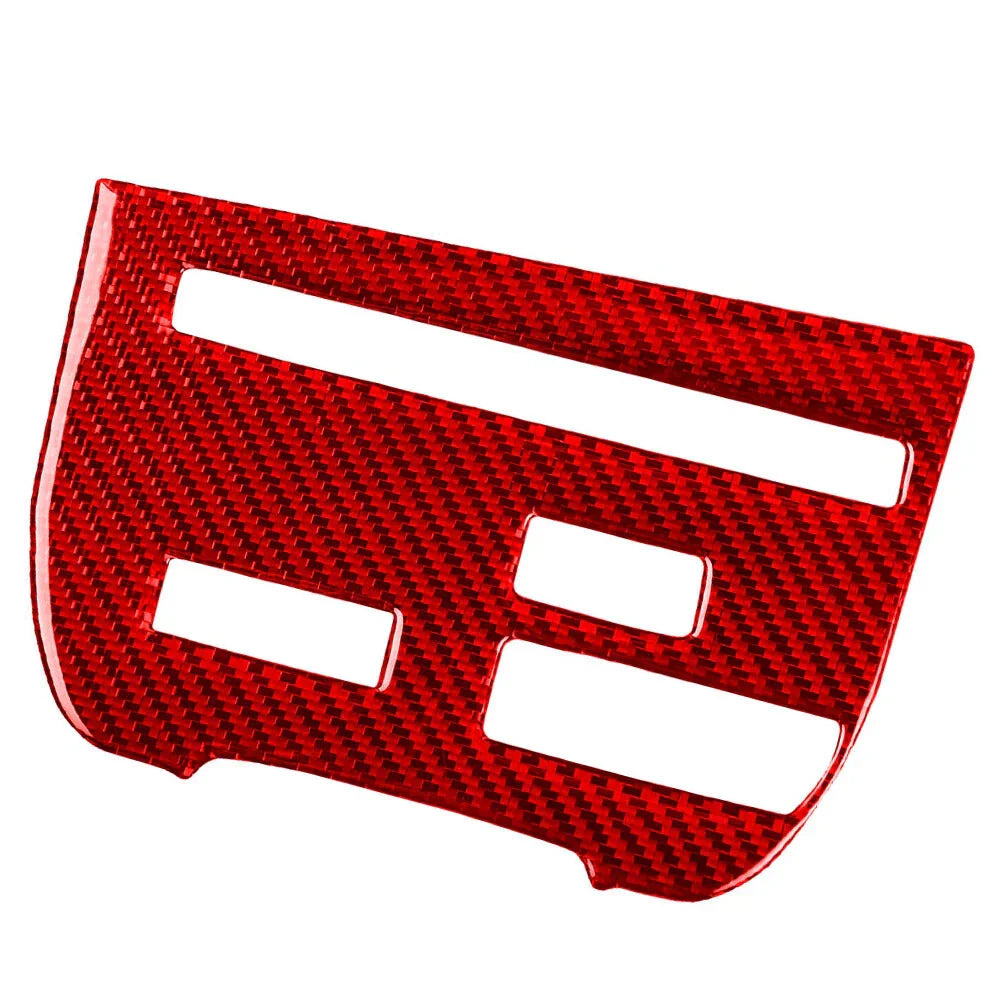 Carbon Red Central Console CD Panel Cover Trim for Nissan GTR R35 (2008-2016)