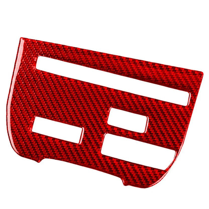 Carbon Red Central Console CD Panel Cover Trim for Nissan GTR R35 (2008-2016)