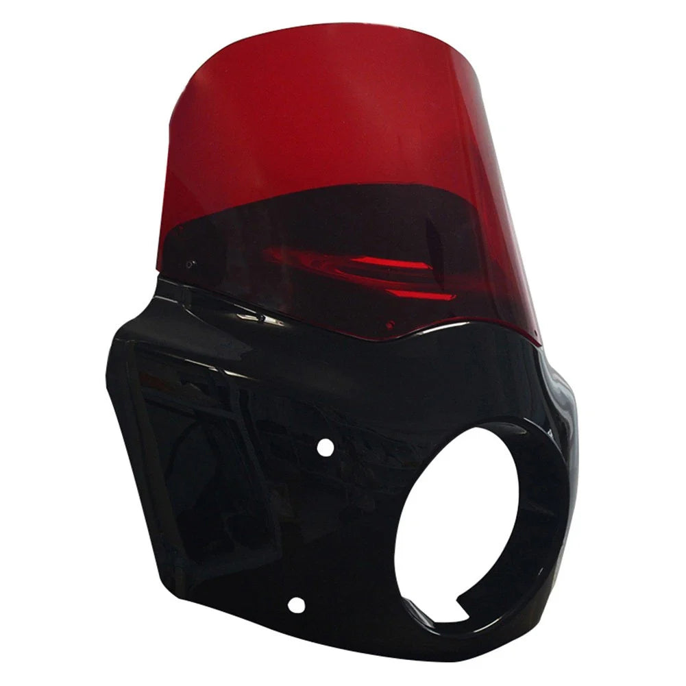 11" Headlight Fairing w/ Red Windshield for Harley Sportster 883 (2011-2022)