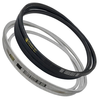 Deck Primary Secondary Belts 38 Inch Replacement for John Deere 160-185 (2005–2015)