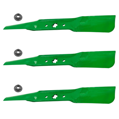 Deck Blades with Nuts Replacement for Cub Cadet RZT L54 RZT S54 (2013–2018)