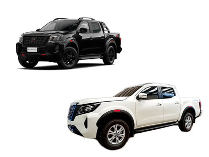 3" Fender Flares Front Set Matte Black for Nissan Navara PRO4X (2021-2022)