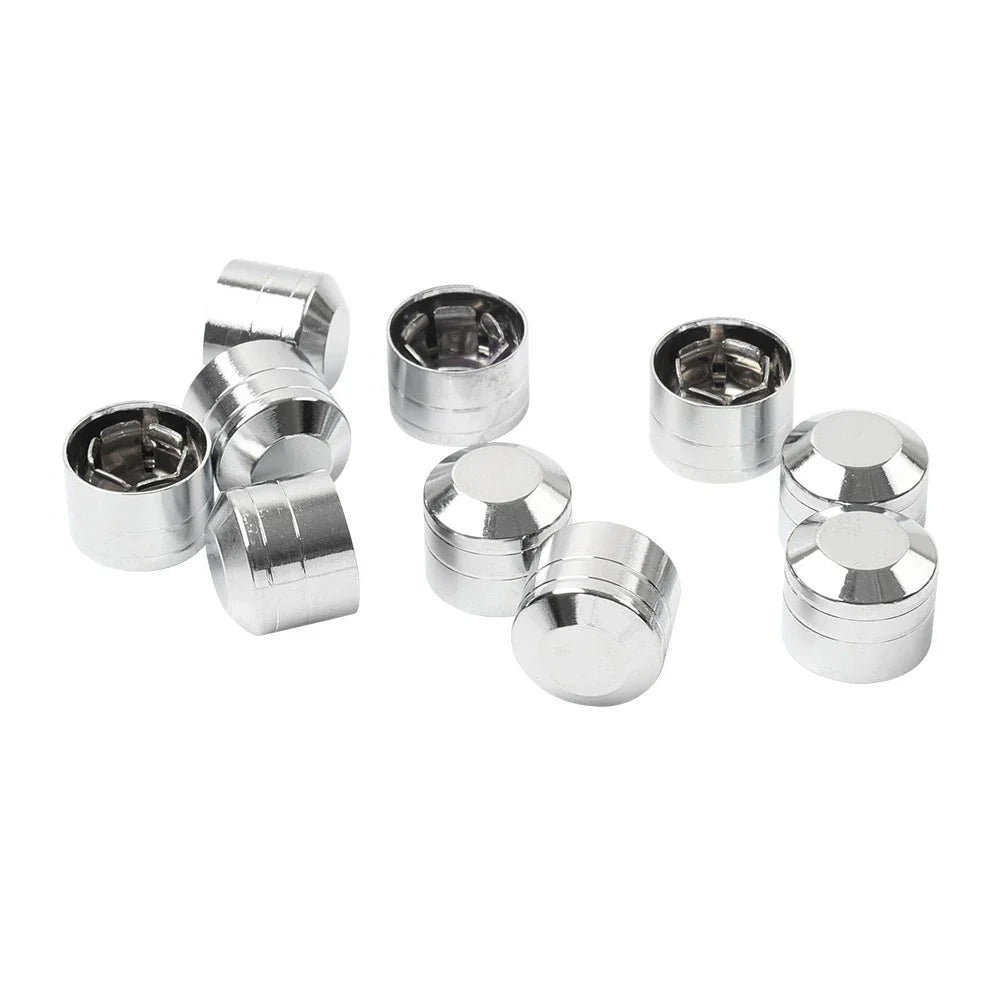 10 x Engine Cover Bolts Screw Caps CNC for Harley Twin Cam Dyna Softail Chrome