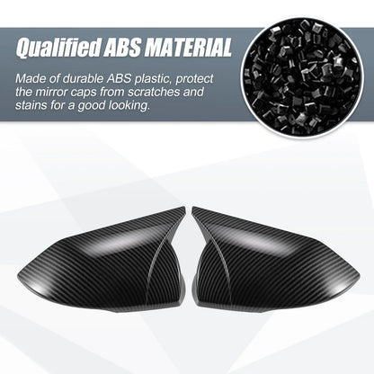 Rearview Mirror Cover Overlay Carbon Fiber for Hyundai Elantra (2017-2023)