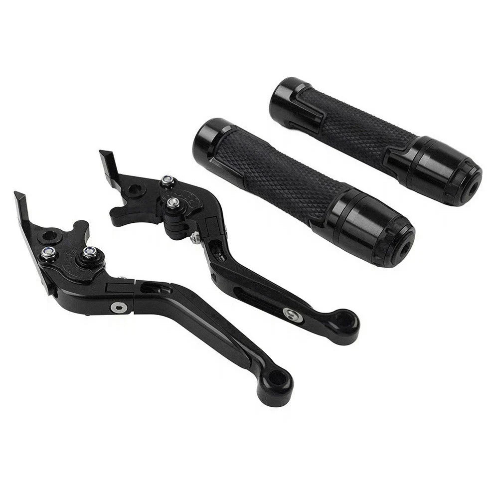 Folding Extendable Brake Clutch Lever Grip Set for Yamaha FZ MT 07 09 (2014-2020)