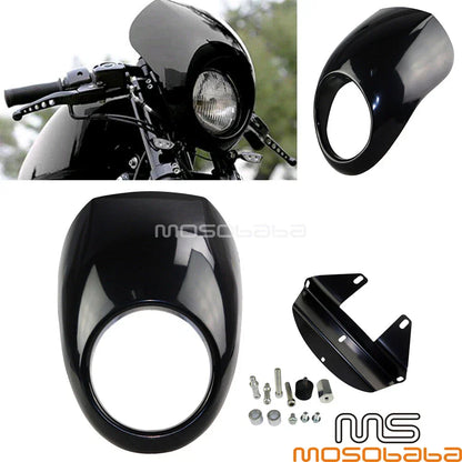 5 3/4" Headlight Fairing Mask for Harley FXD XL1200 FXR