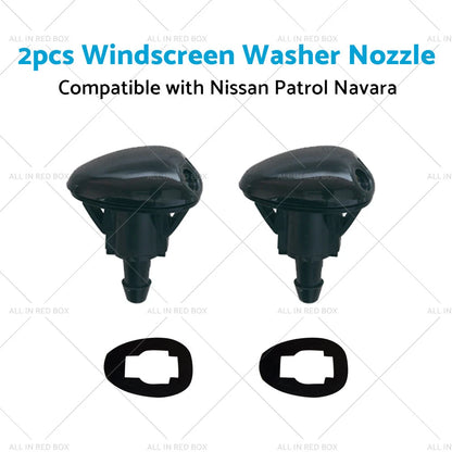 Windscreen Spray Washer Jet Nozzle for Nissan Patrol GU Y61, Navara D22