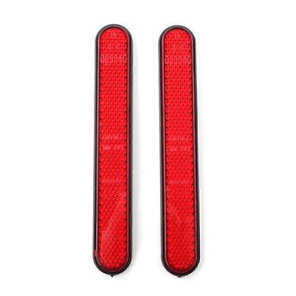 Red Rear Shock Absorber Reflector Strips for Harley Sportster 883 1200 (2004-2023)