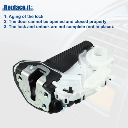 Rear Left Side Door Lock Actuator for Honda Accord (2013-2015) Black