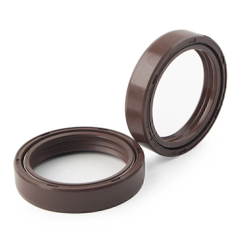 43x54mm Brown Motorcycle Front Fork Damper Oil Seal